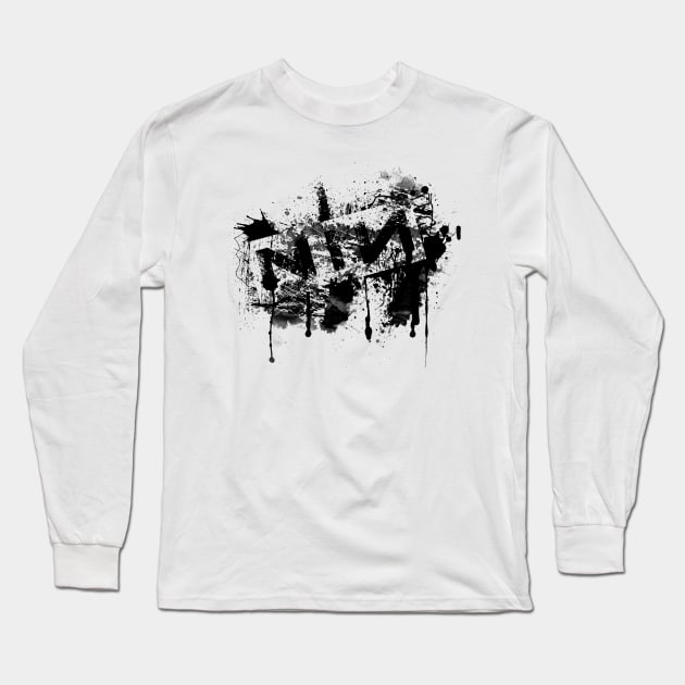 Nine Inch Nails Long Sleeve T-Shirt by meantibrann